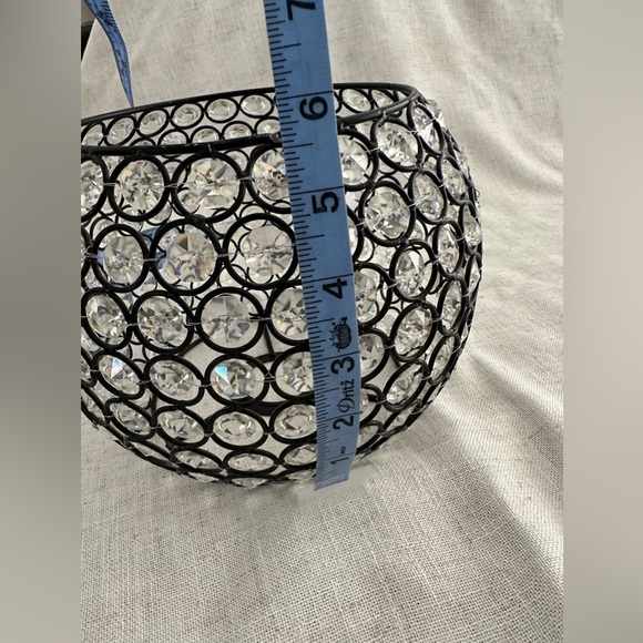 Allen + Roth Circle Crystal Lamp Shade Bling Modern Lighting - Picture 7 of 8